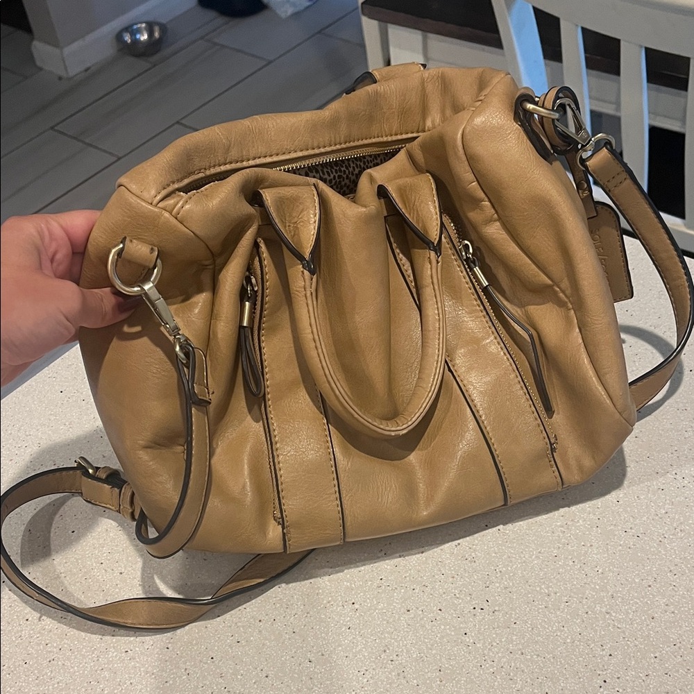 Sole Society Tan Crossbody Bag